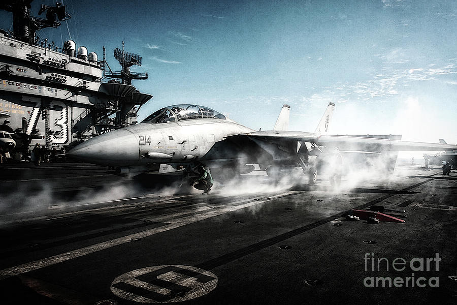 Top Gun Digital Art - Tomcat Take Off by Airpower Art