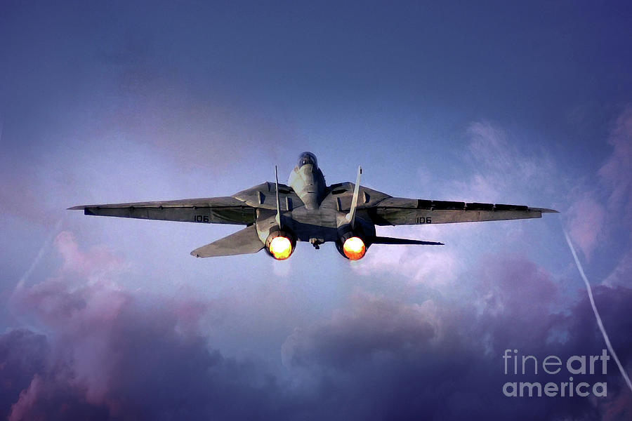 Tomcat Takes Flight Digital Art by Airpower Art