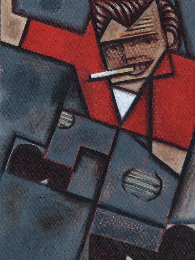 James Dean Painting - Tommervik Abstract James Dean Art Print by Tommervik James Dean Painting - Tommervik Abstract James Dean Art Print by Tommervik