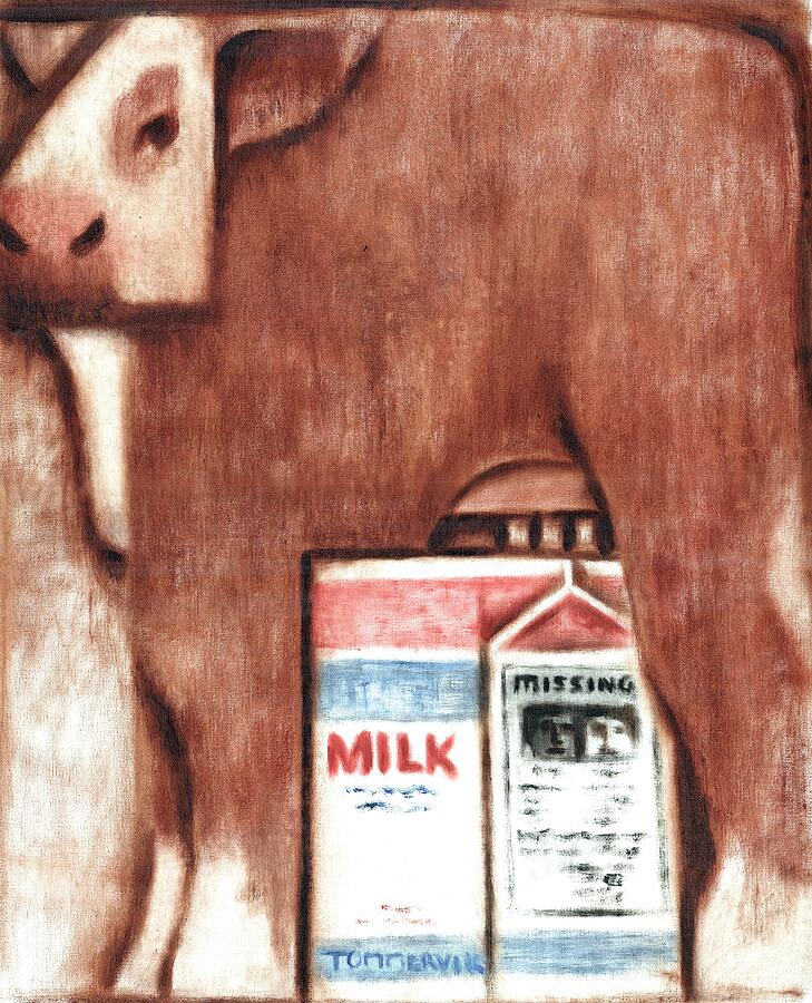 Tommervik Cows Milk Art Print Painting by Tommervik