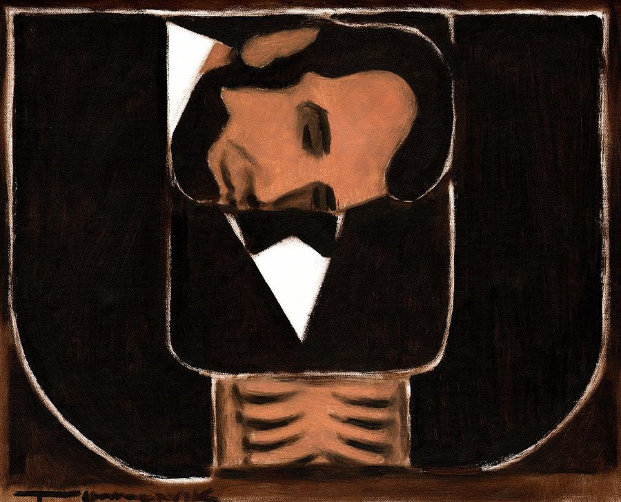 President Painting - Deco Abraham Lincoln Art Print by Tommervik President Painting - Deco Abraham Lincoln Art Print by Tommervik
