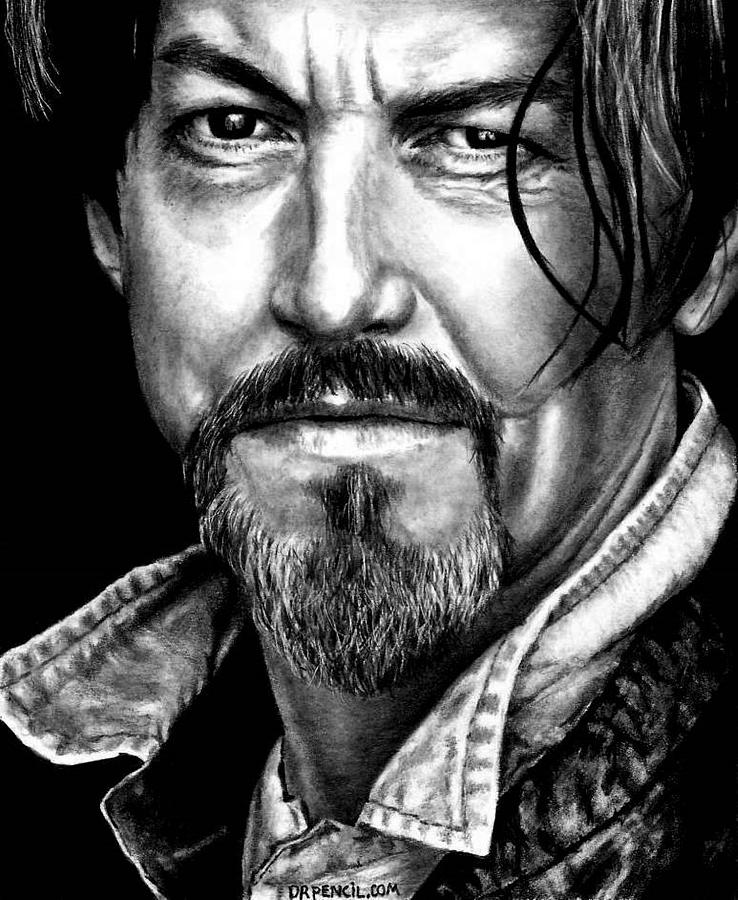 Tommy Flanagan as Chibs Telford Drawing by Rick Fortson