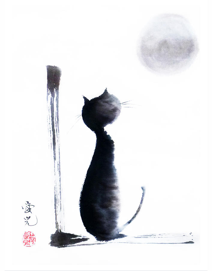 Black And White Painting - Tomorrow Will Be A Better Day by Oiyee At Oystudio