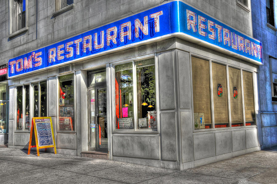 New York City Photograph - Toms Restaurant of Seinfeld Fame by Randy Aveille