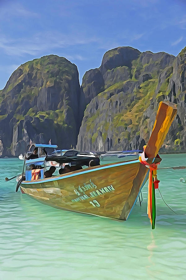 Ton Sai Long-tail Boat Photograph by Dennis Cox