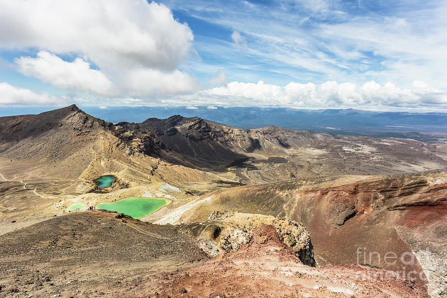 Tongariro Alpine crossing in New Zealand Photograph by Didier Marti