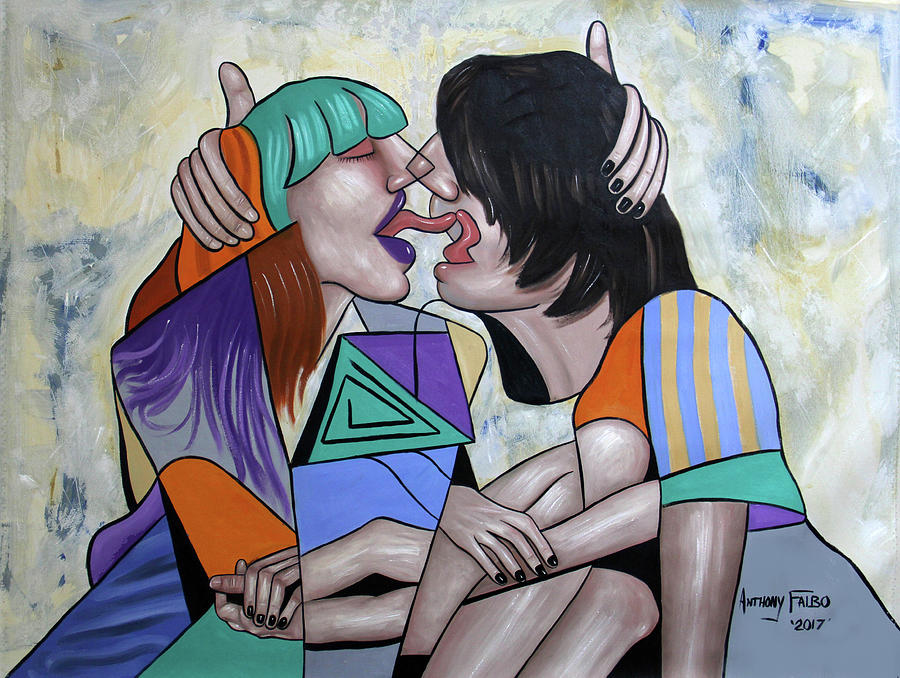 Tongue Aerobics Painting by Anthony Falbo