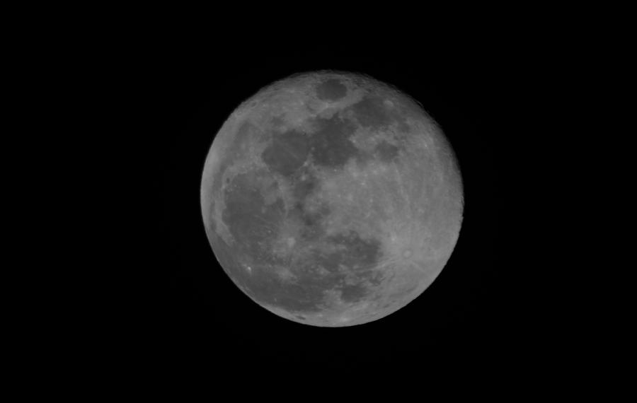 Tonights moon Photograph by Jeff Swan