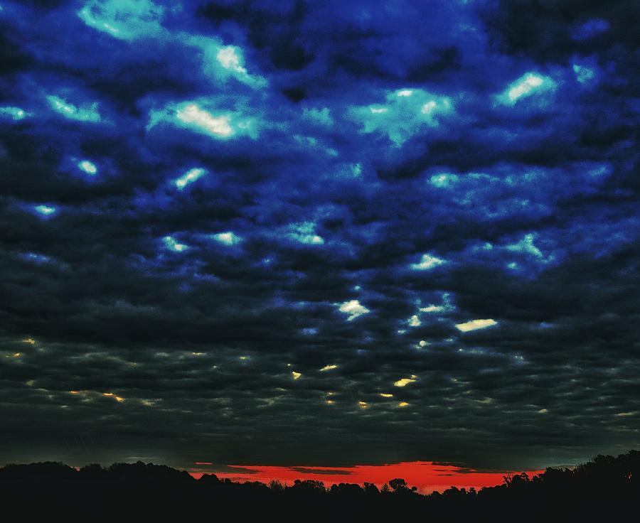 Tonight's Sunset in Birmingham AL Layers Photograph by Lynn Terry ...