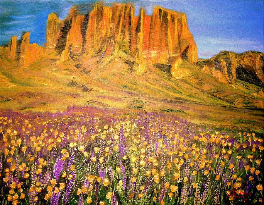Tonto National Forest Painting by Kenneth LePoidevin Tonto National Forest Painting by Kenneth LePoidevin