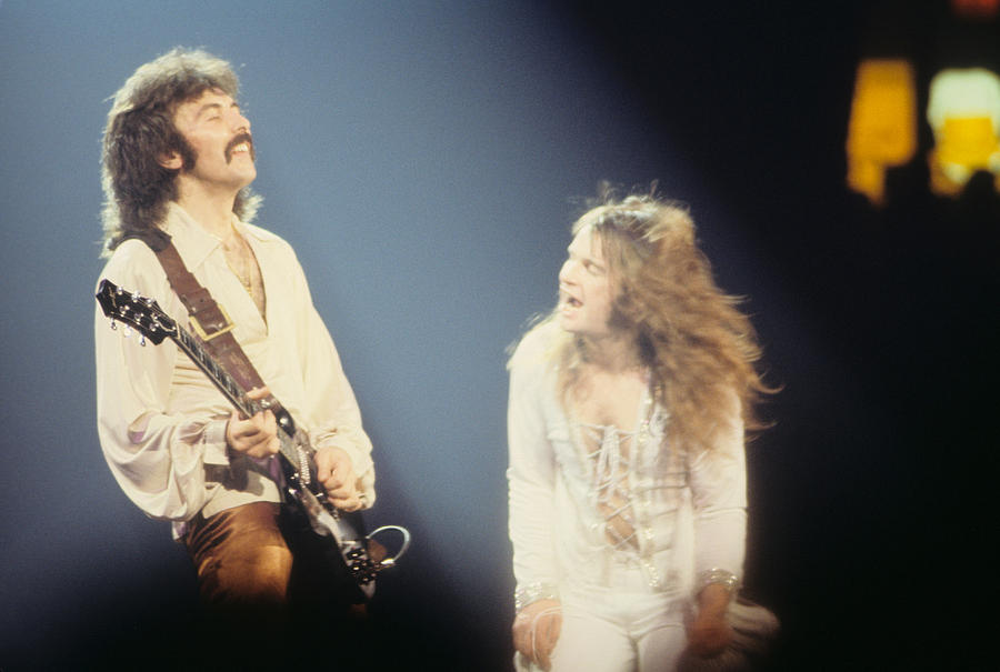 Tony Iommi and Ozzy Osbourne of Black Sabbath Photograph by Rich Fuscia