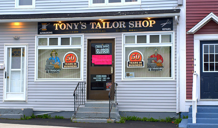 Tonys Tailor Shop Photograph by Douglas Pike