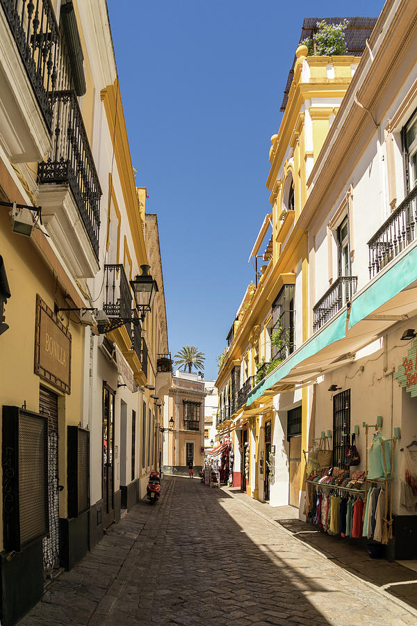 Too Hot to Shop - Barrio Santa Cruz Seville Spain Photograph by Georgia Mizuleva