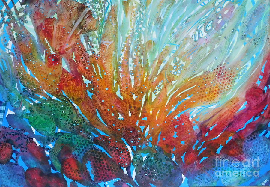 Too Much Bubbly Painting by Joan Clear