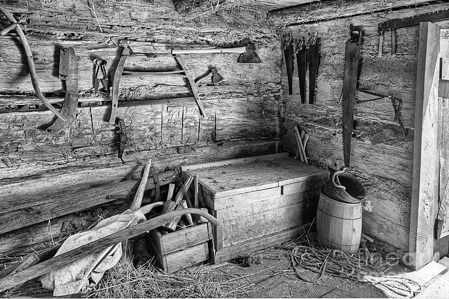 Tools in the Barn C2G  Photograph by Ken DePue