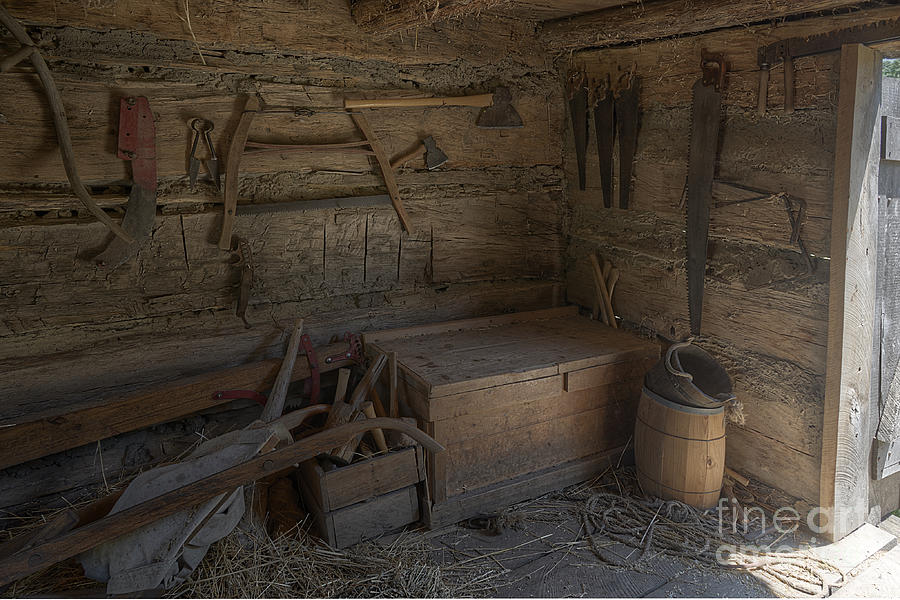 Tools in the Barn  Photograph by Ken DePue