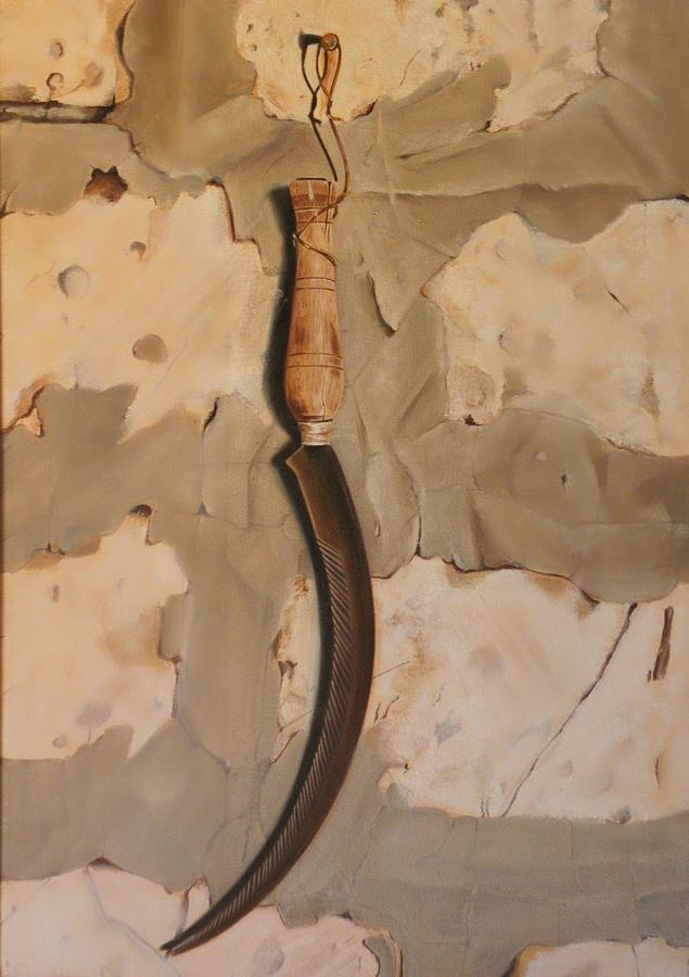 Sickle Painting by Mourad Abdalla - Fine Art America