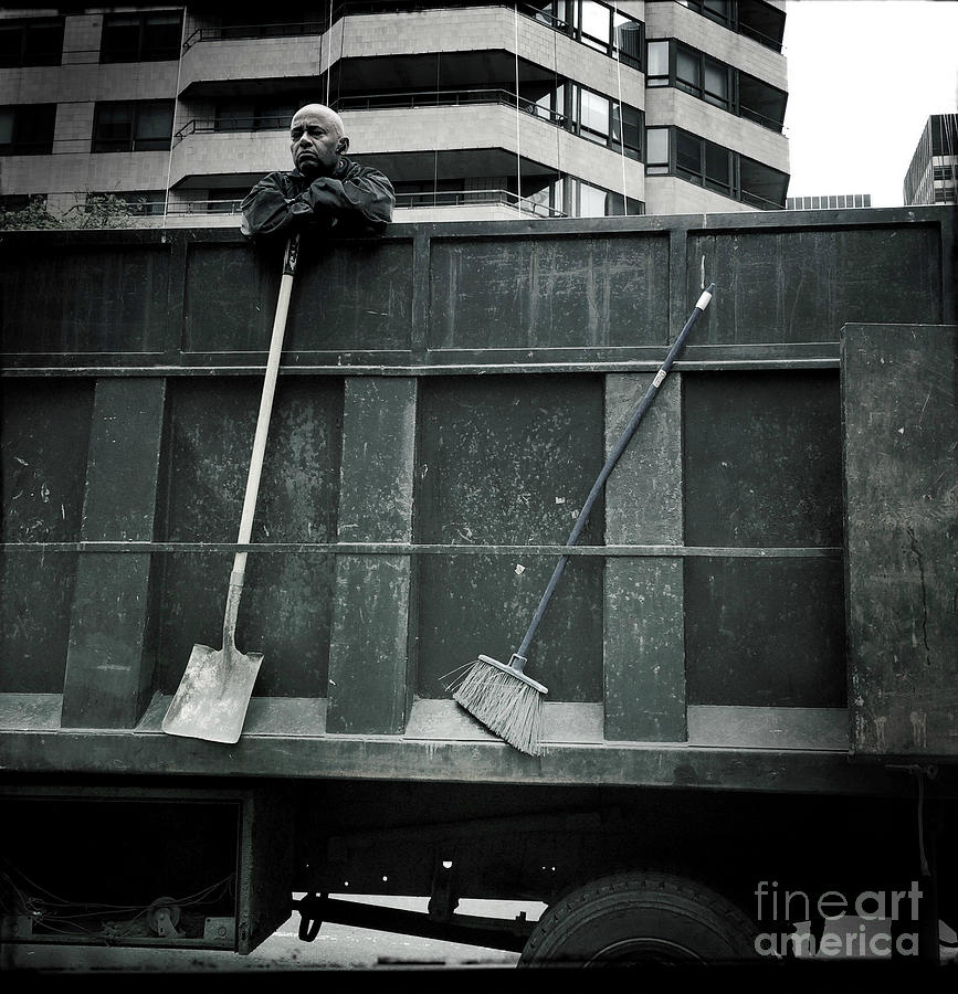 New York City Photograph - Tools of His Trade by Miriam Danar