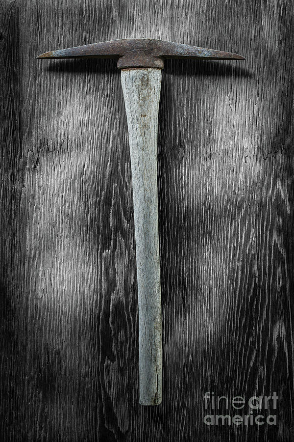 Tools On Wood 13 on BW Photograph by YoPedro