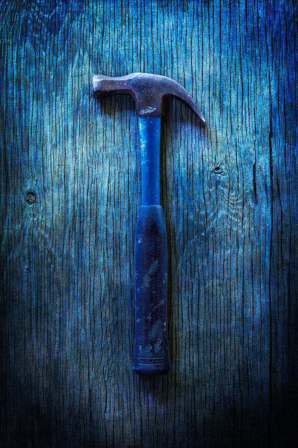 Vintage Photograph - Tools On Wood 36 by YoPedro