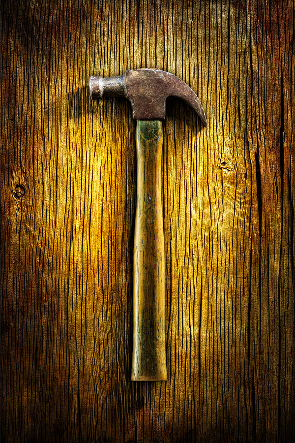 Tool Photograph - Tools On Wood 40 by YoPedro