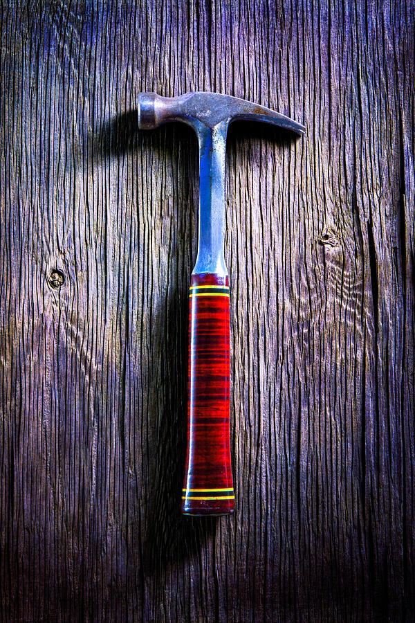 Tool Photograph - Tools On Wood 42 by YoPedro