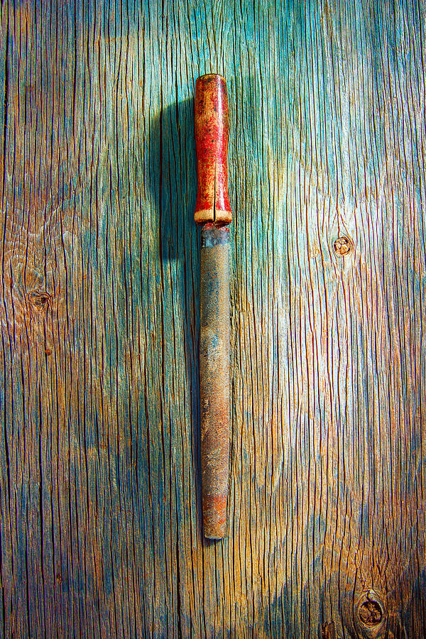 Tool Photograph - Tools On Wood 71 by YoPedro