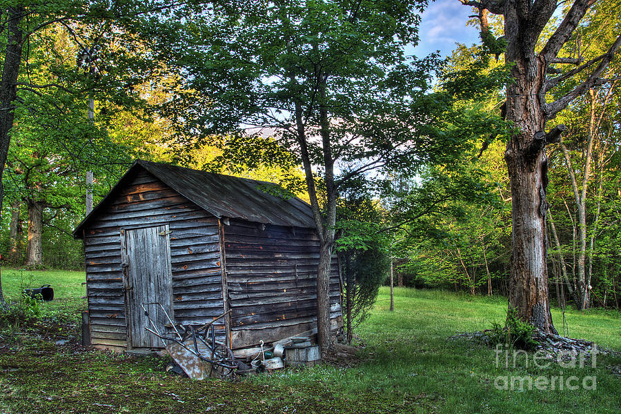 Landscape Photograph - Toolshed by Pete Hellmann Landscape Photograph - Toolshed by Pete Hellmann