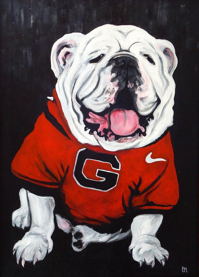 Dog Painting - Top Dawg by Pete Maier