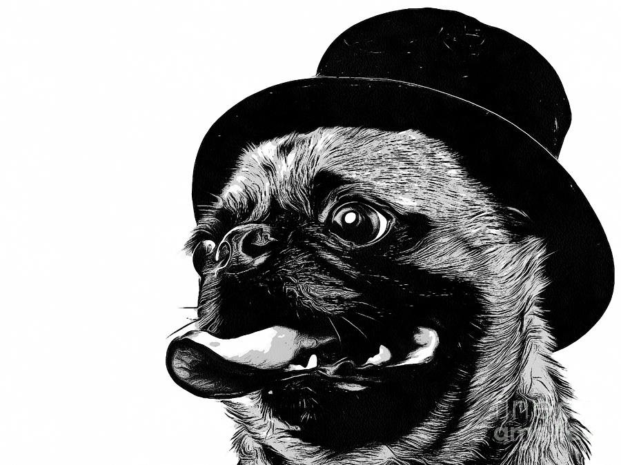 Top Dog Digital Art by Edward Fielding
