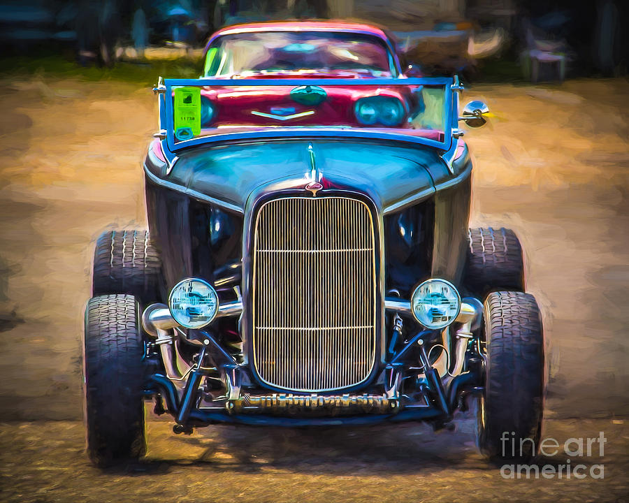 Car Photograph - Top Down by Perry Webster