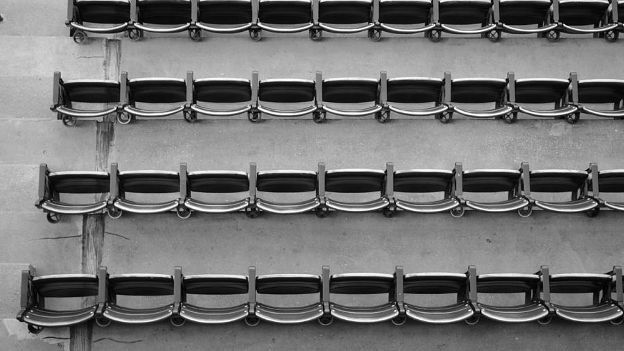 Major League Movie Photograph - Top Down Seats Atlanta Braves by Raymond Pickard
