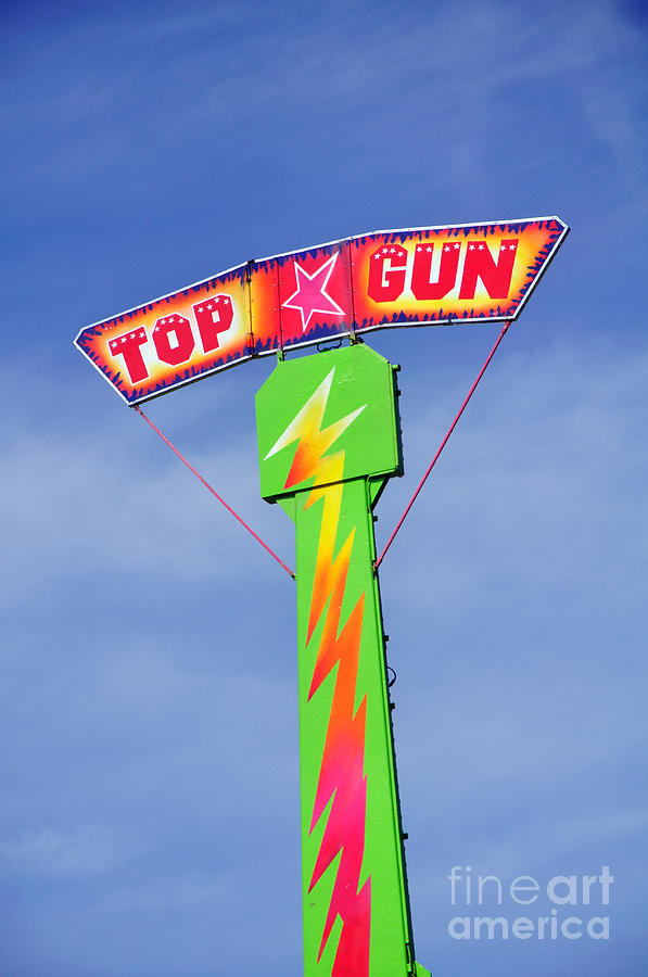 Top Gun Photograph - Top Gun by Kaye Menner
