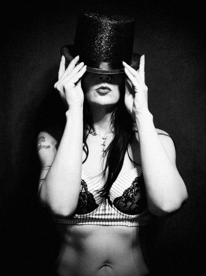 Top Hat And Lingerie Photograph by Dorothy Lee
