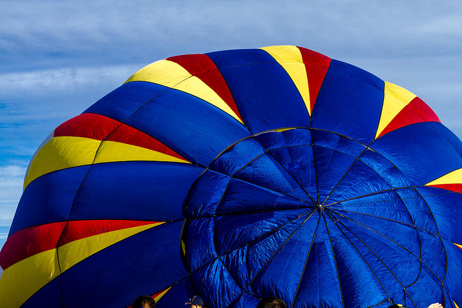 Top of a Hot Air Balloon Photograph by Teri Virbickis