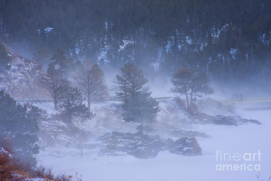 Top of Boulder Canyon Winter Snow Photograph by James BO Insogna