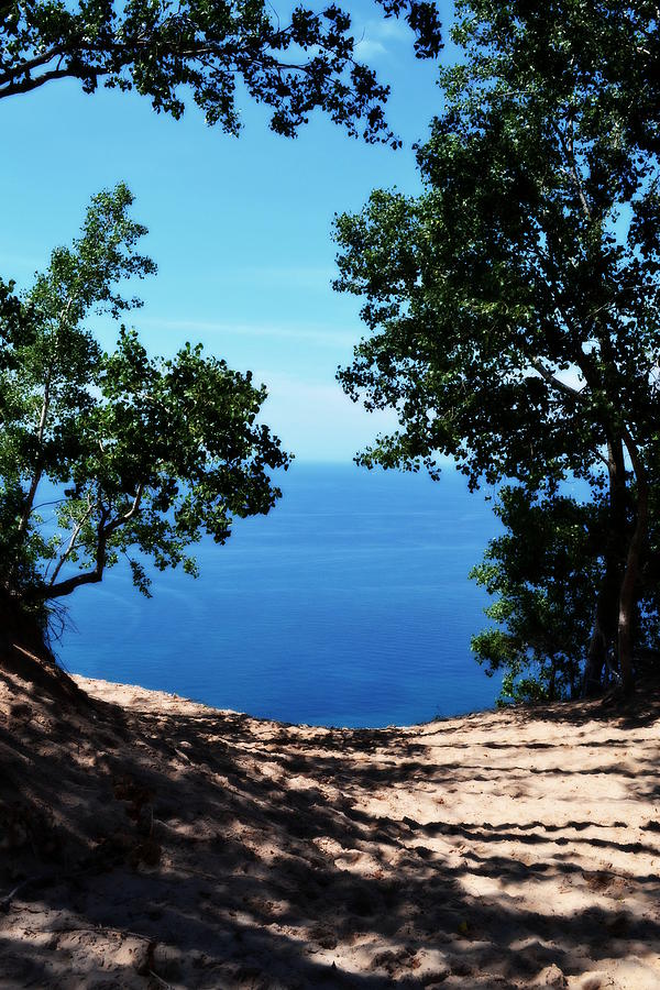 Lake Michigan Photograph - Top of the Dune at Sleeping Bear ll by Michelle Calkins