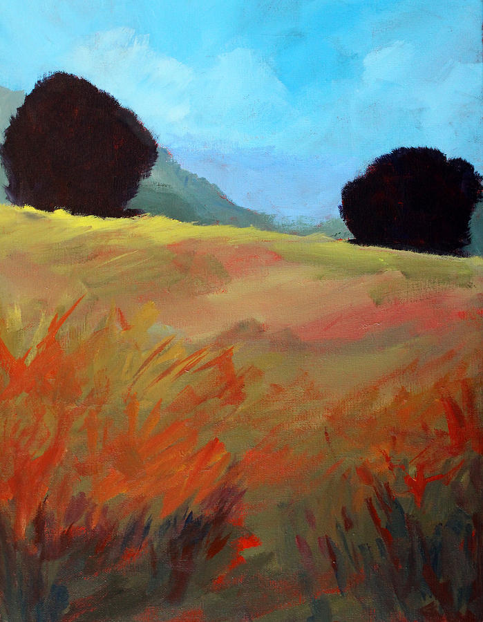 Top of the Hill Painting by Nancy Merkle