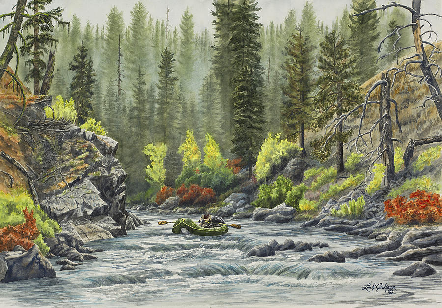 Top of the Middle Fork Painting by Link Jackson