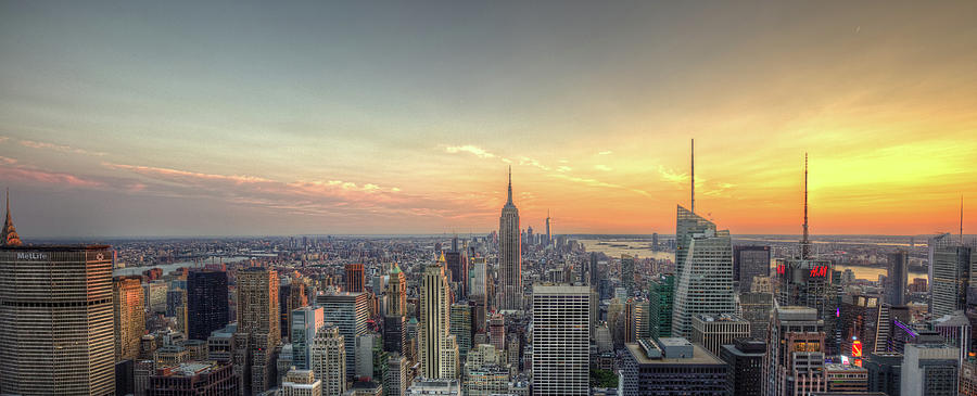Top of the Rock at sunset Photograph by Paul Cowell - Fine Art America