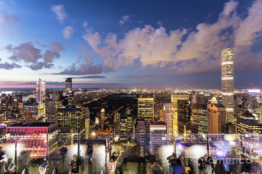 Top of the Rock view in New York city Photograph by Didier Marti