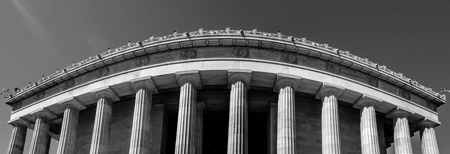 Top Portion Of A Lincoln Memorial Old Greek Architecture Photograph