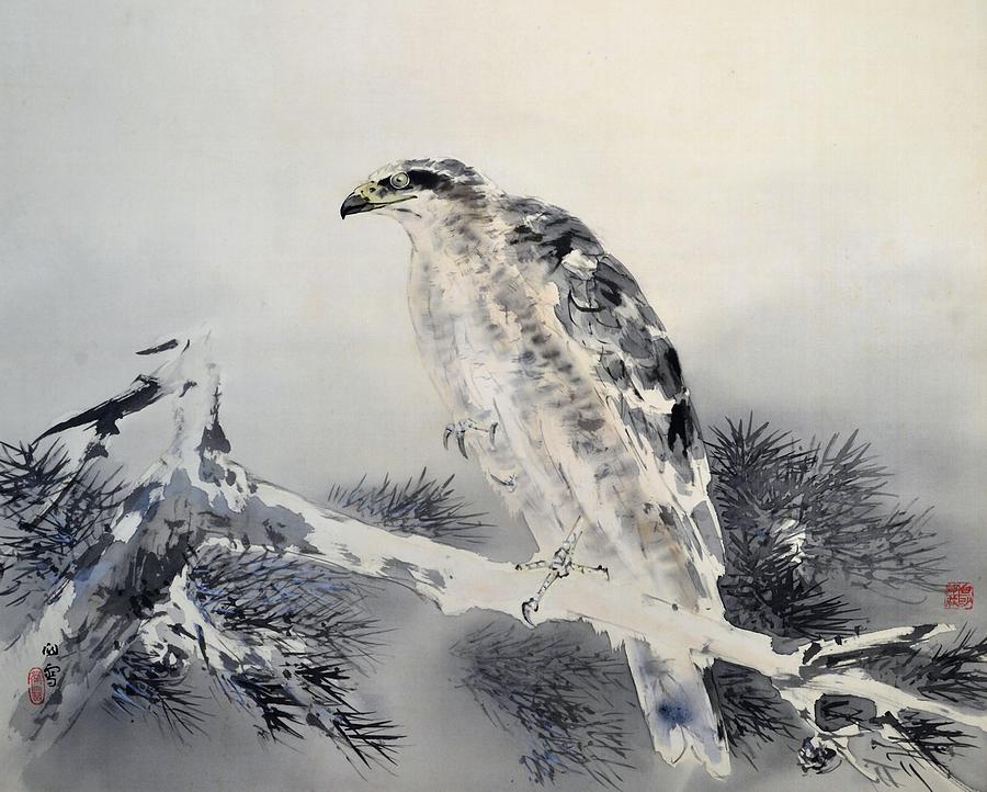 Top Quality Art - Eagle Painting by Hashimoto Kansetsu | Fine Art America