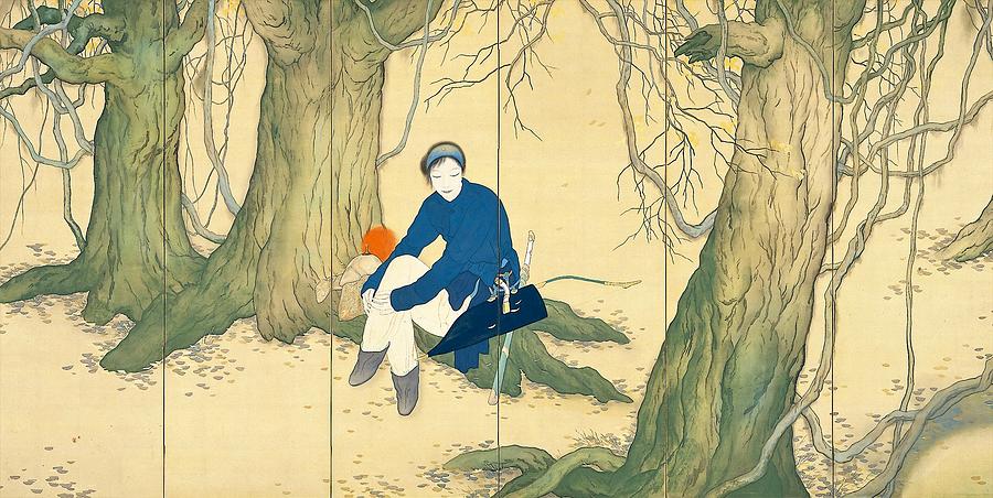 Fantasy Painting - Top Quality Art - Mulan #1 by Hashimoto Kansetsu