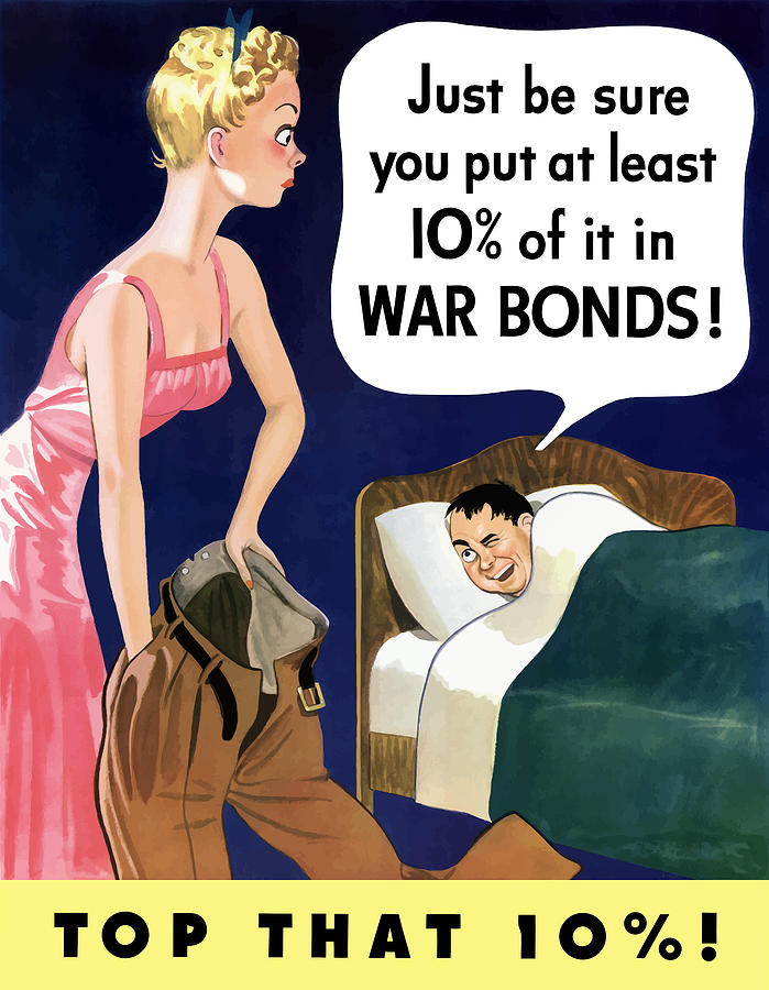 World War Ii Painting - Top That -- WW2 Propaganda by War Is Hell Store