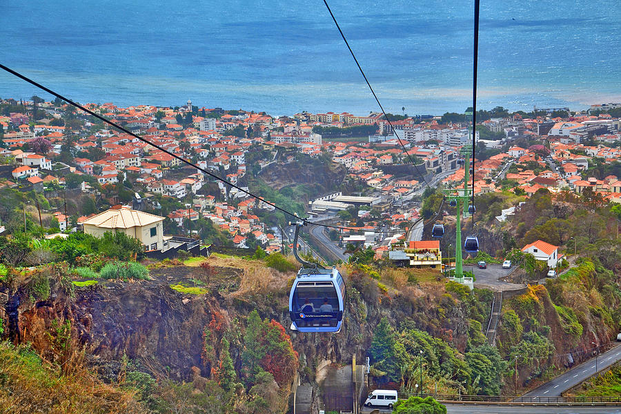 Top View.  Madeira. Photograph