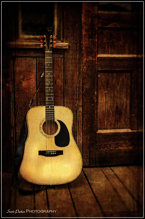 Music Photograph - Topanga Guitar by Scott Parker
