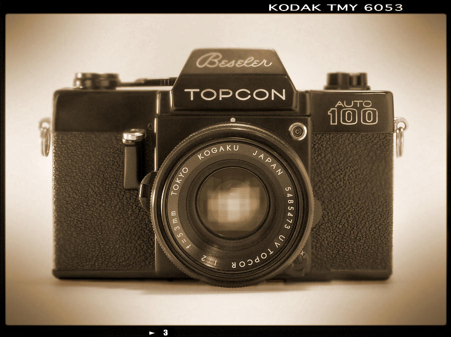 35mm Photograph - Topcon Auto 100 by Mike McGlothlen