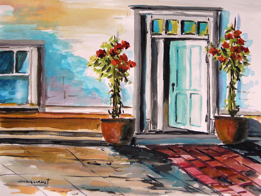 Impressionism Painting - Topiaries Left and Right by John Williams