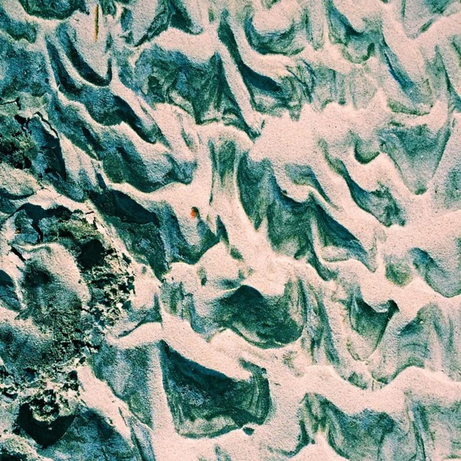 Topographical Sand Map Is The First Photograph by Lexie Hand